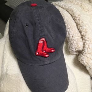 Classic faded denim Red Sox adjustable hat!